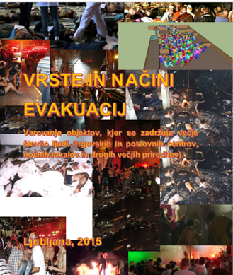 Naslovnica knjige Vrste in načini evakuacij